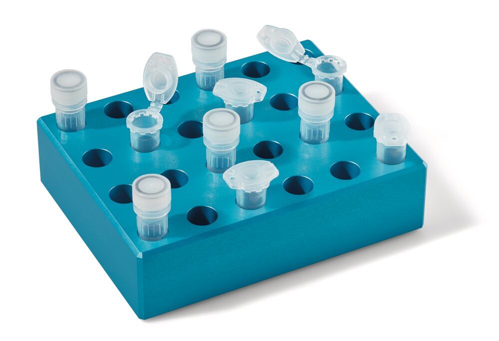 Rotilabo®-Aluminium rack, 24(4x6) slots, for 2.0 ml centrifuge tubes, 1 unit(s) - Luminix Health