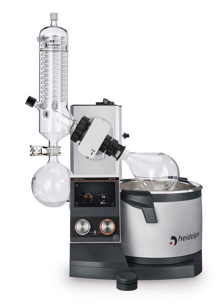 Rotary evaporators Hei-VAP Expert Models with manual lifting, Vertical cooler G3 - Luminix Health