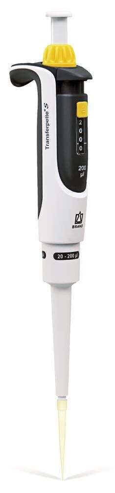 Microlitre pipette Transferpette® S, 1-channel, variable, D-200, 20-200 µl - Luminix Health