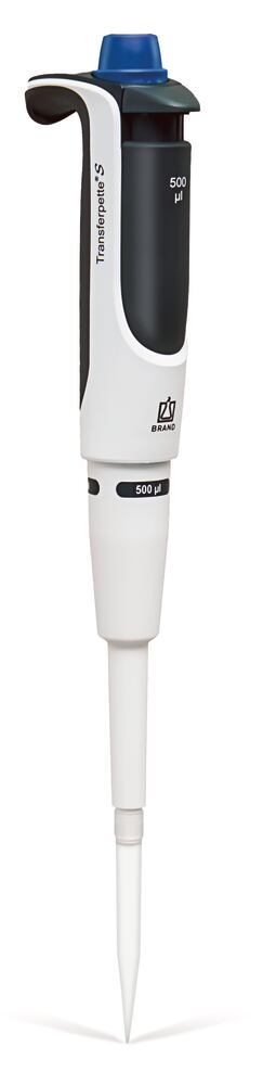Microlitre pipette Transferpette® S, 1-channel, fixed, F-500, 500 µl, 1 unit(s) - Luminix Health