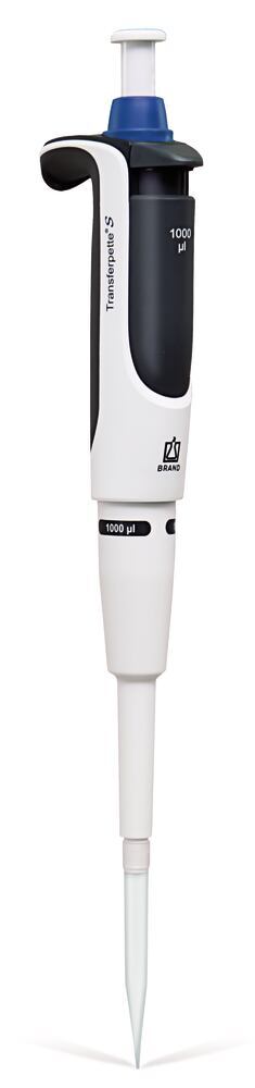 Microlitre pipette Transferpette® S, 1-channel, fixed, F-1000, 1000 µl - Luminix Health