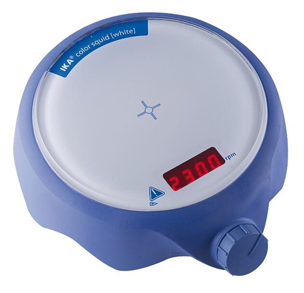 Small magnetic stirrer color squid white, 1000 ml, 0-2500/min, Ø 115mm - Luminix Health