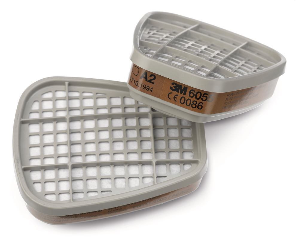 Gas filters, filter A2, from 3M, 8 unit(s) - Luminix Health