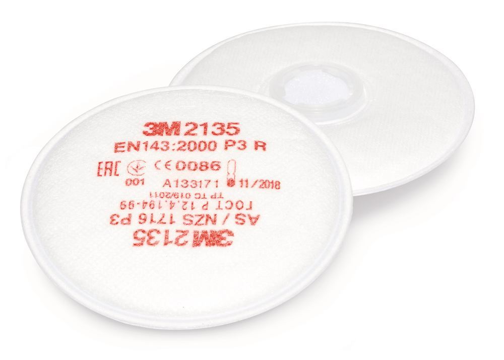 Round particulate filters, 3 M, EN 143, filter P3R, 20 unit(s) - Luminix Health