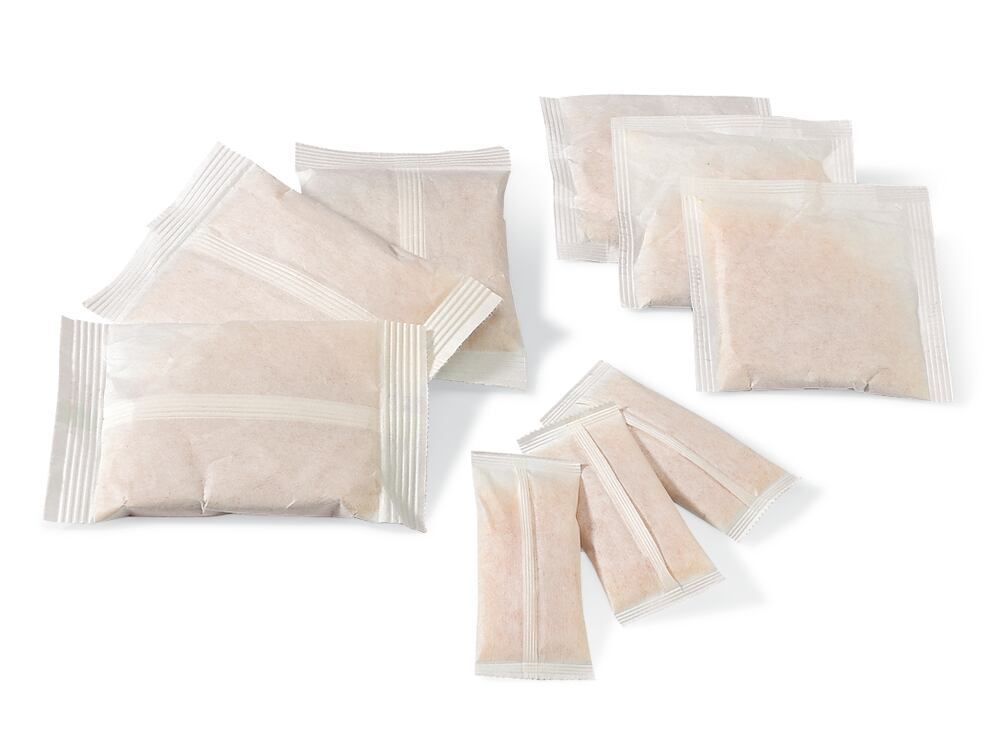 Desiccant bags Silica gel orange, 10 g (4 x 9 cm), with indicator, 75 unit(s) - Luminix Health