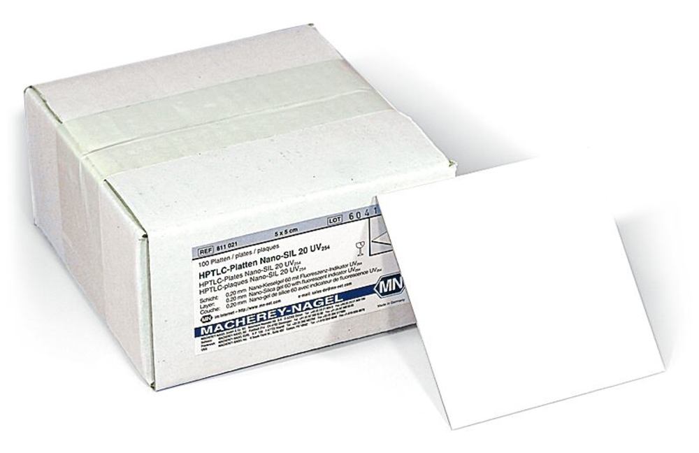 HPTLC-ready.-to-use foil ALUGRAM® Xtra, Nano-SIL G, 20x20cm, alumin. foil, 0.2mm - Luminix Health