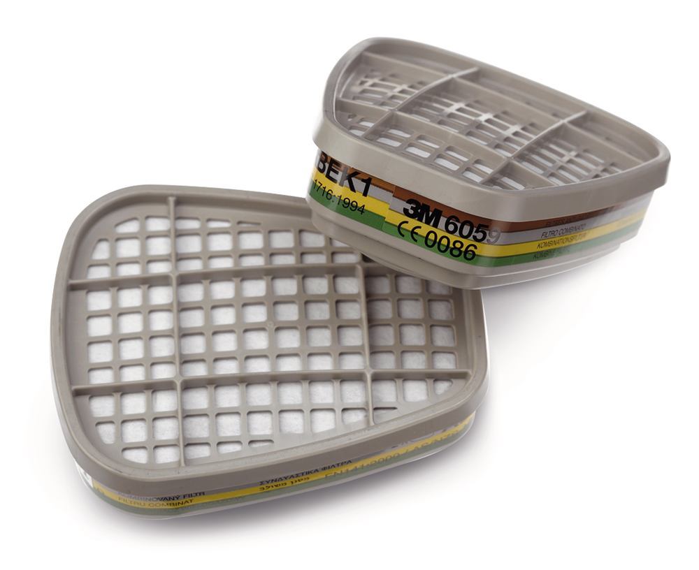 Gas filters, filter ABEK1, from 3M, acc. EN 14387, 8 unit(s) - Luminix Health