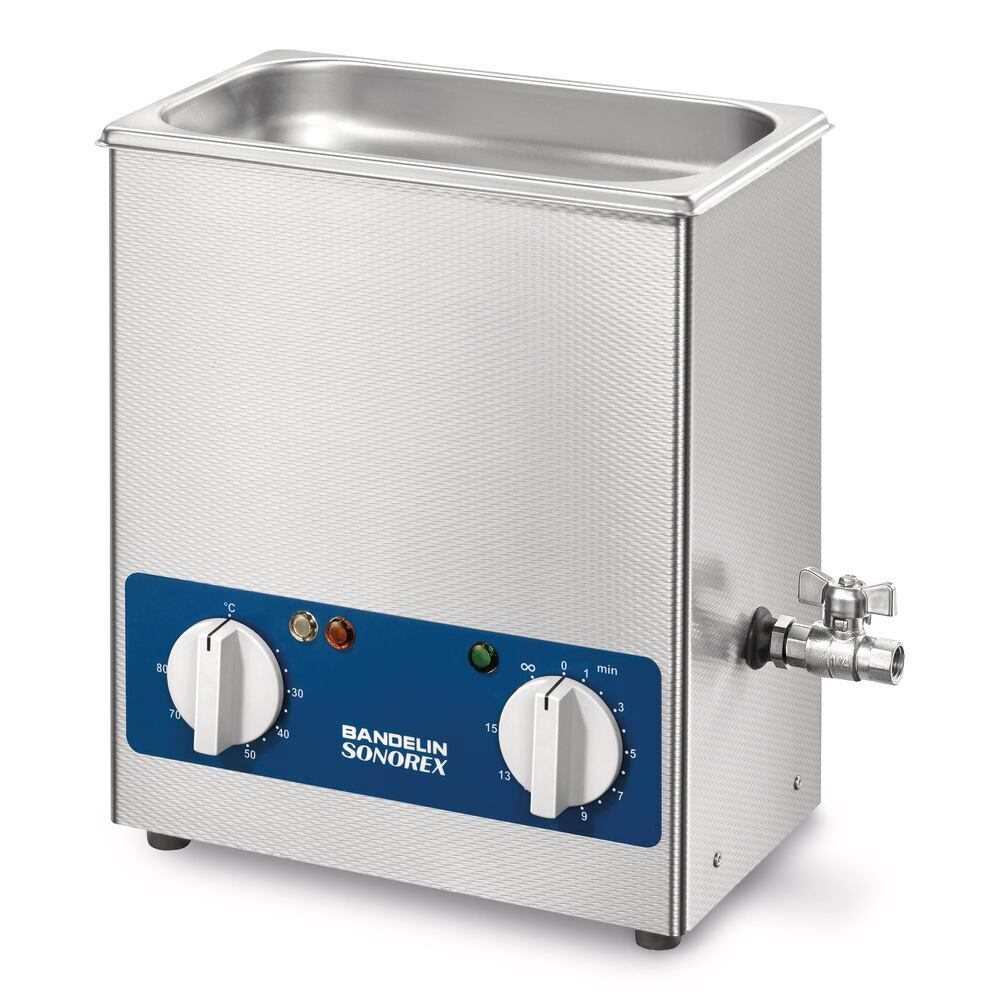 Ultrasonic compact bath SONOREX SUPER, RK 103 H, volume 4.0 l, 1 unit(s) - Luminix Health