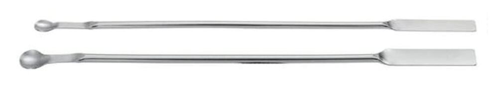 Image of Micro spoon, stainl. steel 18/10, L 210 mm, W 7 mm, spoon shape, 1 unit(s) - Luminix Health