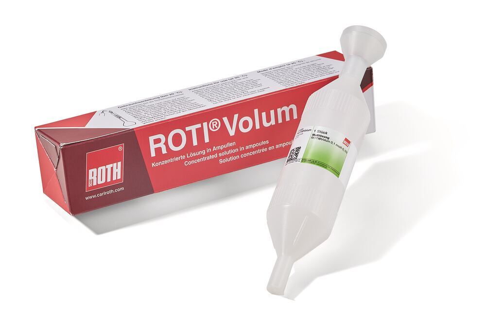 Image of Potassium dichromate sol. ROTI®Volum, 1/60 mol/l - 0.1 N volumetric solution - Luminix Health