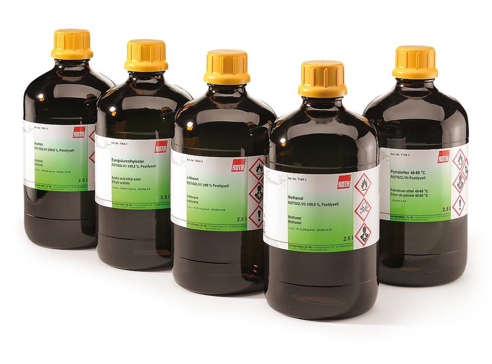 Toluene, ROTISOLV®, min. 99,8 %, Pestilyse®, 1 l, glass - Luminix Health