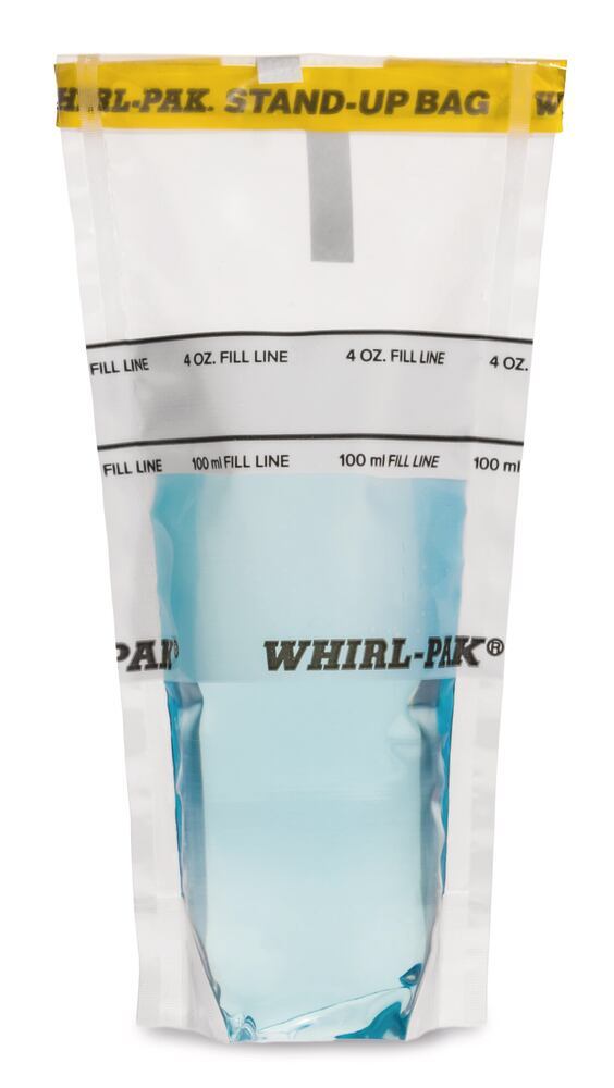 Sample bags, free-standing, LDPE, Sterile, Whirl-Pak®, W75xH185mm, 120 ml - Luminix Health