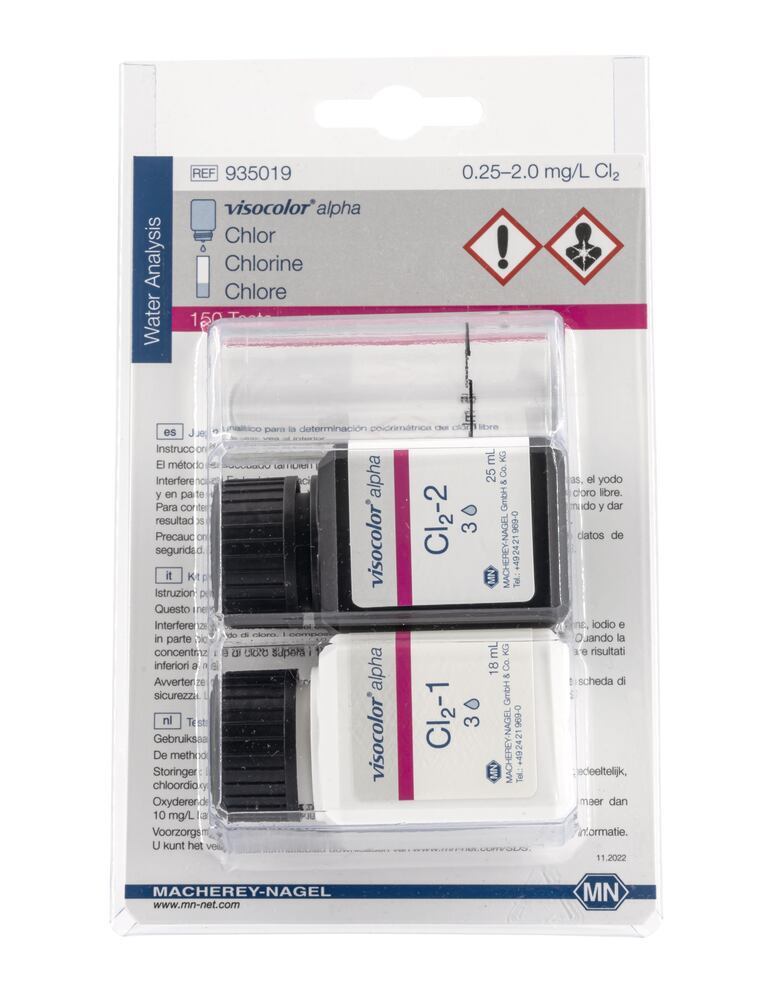 VISOCOLOR® alpha test kit, chlorine Cl2, 1 unit(s) - Luminix Health
