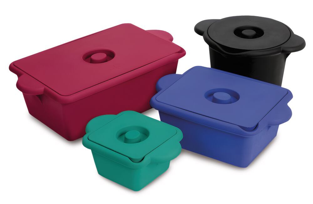 Ice container True North® 4 l, blue, made of PU, incl.cover, L381xW254xH182mm