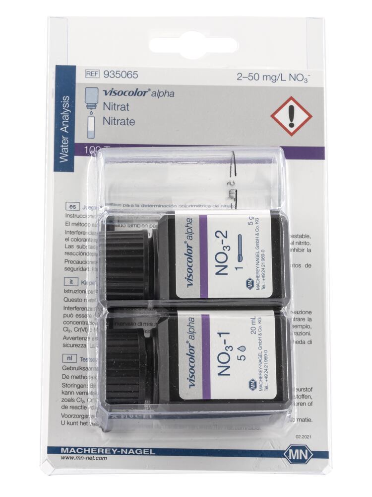 VISOCOLOR® alpha test kit, nitrate NO3-, 1 unit(s) - Luminix Health