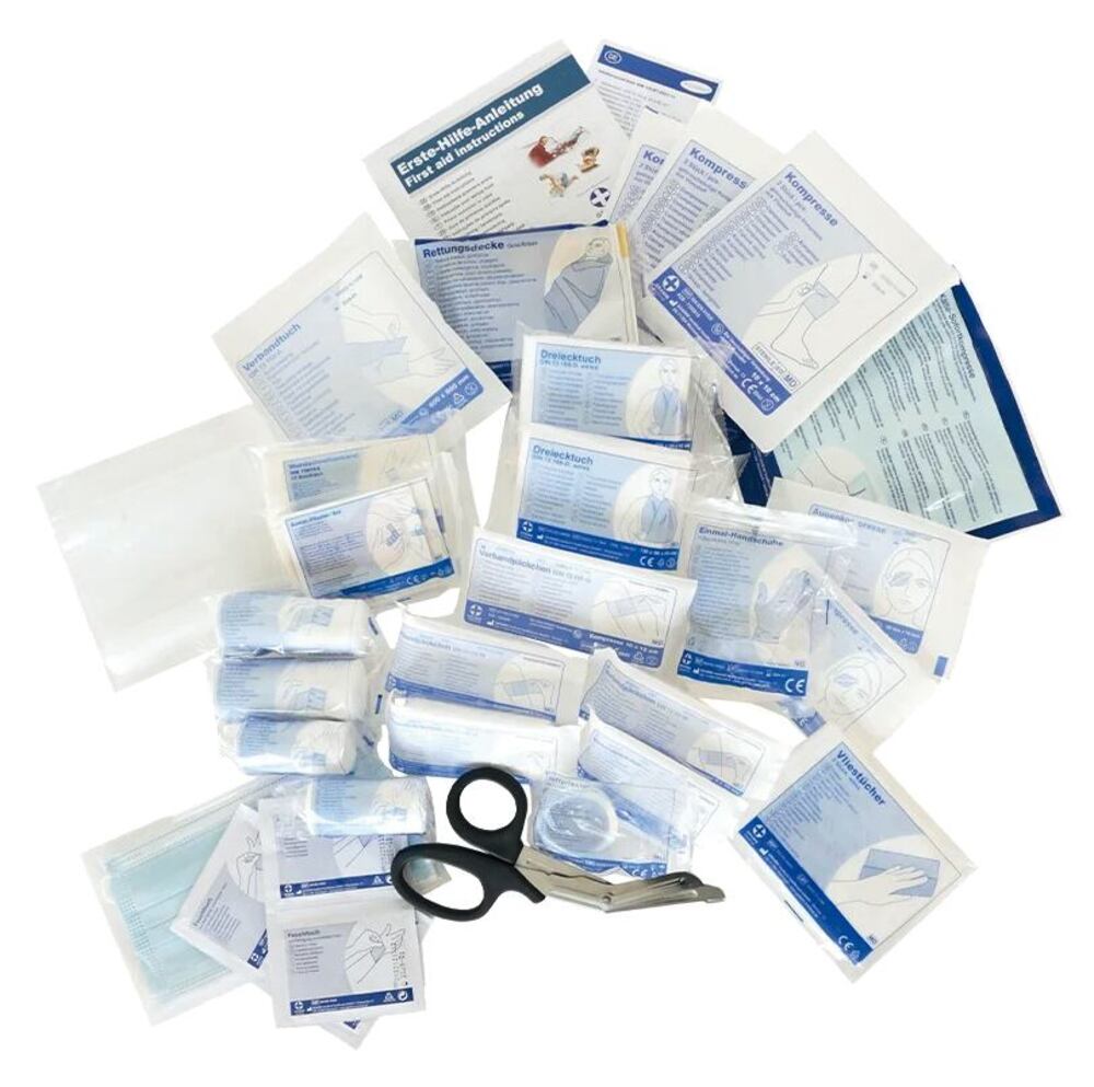 First aid refill packs, acc. to DIN 13 157, 1 set - Luminix Health
