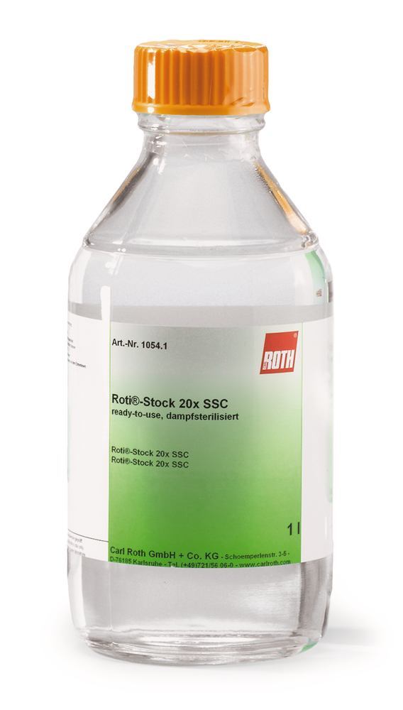 ROTI®Stock 20 x SSC, BioScience-Grade, ready-to-use, steam sterilised, 1 l - Luminix Health