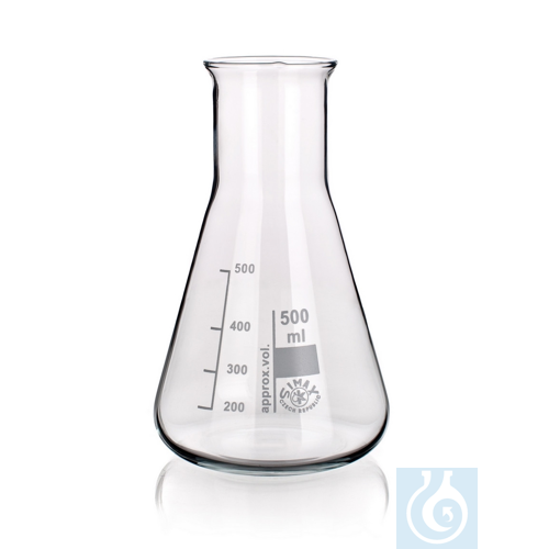 Flask, Erlenmeyer, wide-neck, 1000ml, 10/PK
