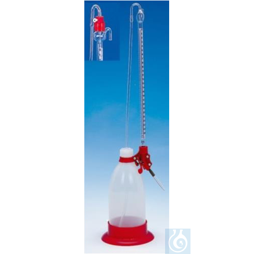 Image of Automatic burette for rapid tests, Dr. Schilling, not variable, 25 ml, 1/10 - Luminix Health