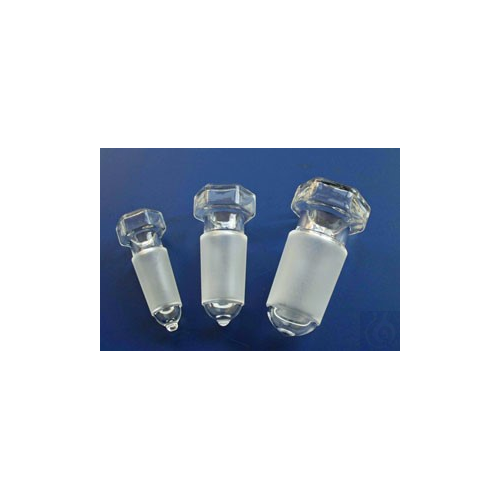 Hollow glass stopper, pointed, NS 29,2 - Luminix Health