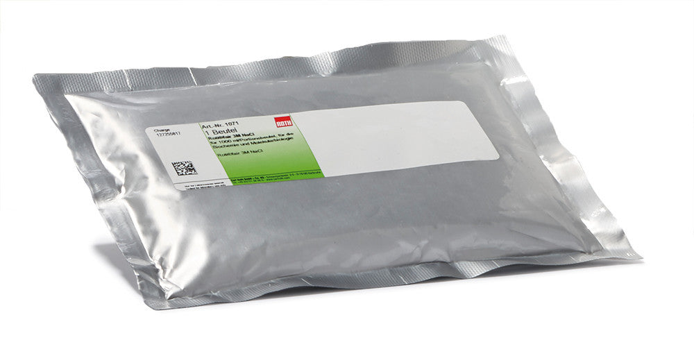 ROTI®fair 3M NaCl, for 1000 ml / pouch, 5 unit(s), box - Luminix Health