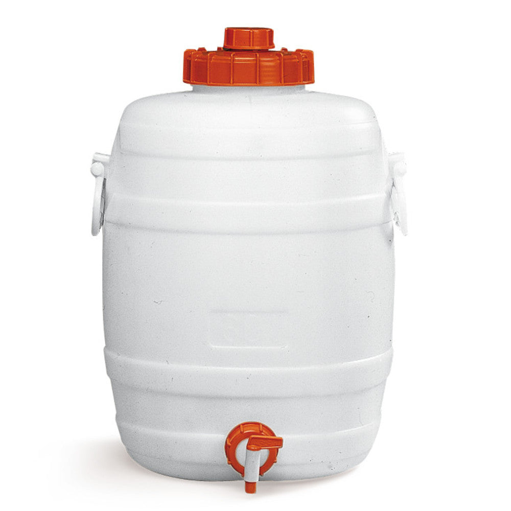 Rotilabo®-mixing barrel with draincock, LDPE, 30 l, 1 unit(s) - Luminix Health
