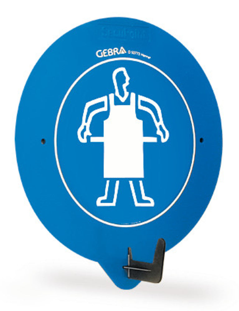 Sekuroka®-wall hook, rigid plastic, information sign apron, 1 unit(s) - Luminix Health