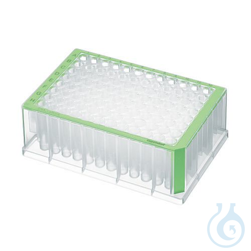 Image of 20 DWPs 96x1000µl green ster.