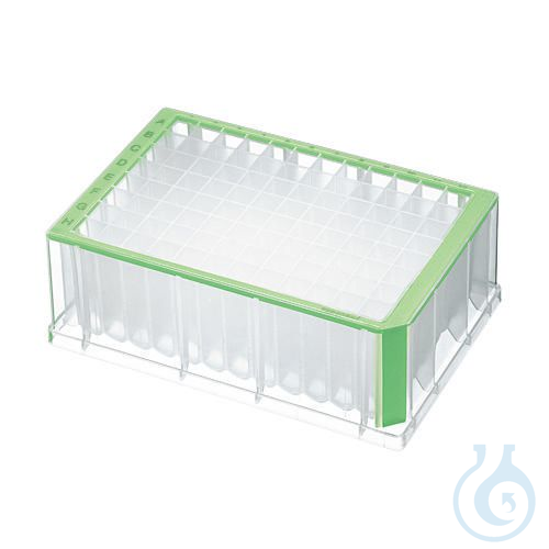 Image of 20 DWPs 96x2000µl green ster.