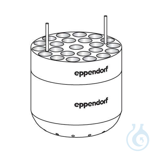 Adapter for 23 x round bottom tubes (2x) - Luminix Health