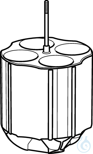 Adapter, 50mL con. Tubes, S-4x400, 2 pcs