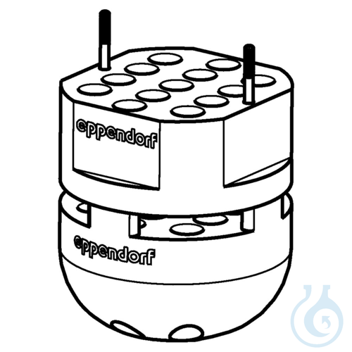 Image of Adapter 1.5/2.0mL tubes S-4x400,2 pcs - Luminix Health