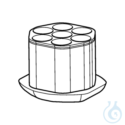 Image of Adapter 50 mL/skirted btm/S-4xUniv/2 pcs - Luminix Health