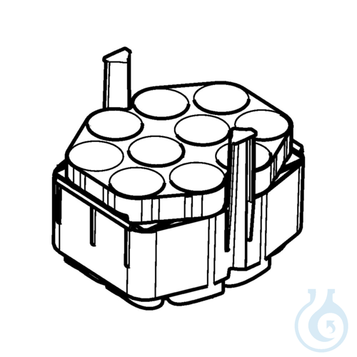 Adapter 25/50mL/plate S-4xUniv-L, 2 pcs - Luminix Health