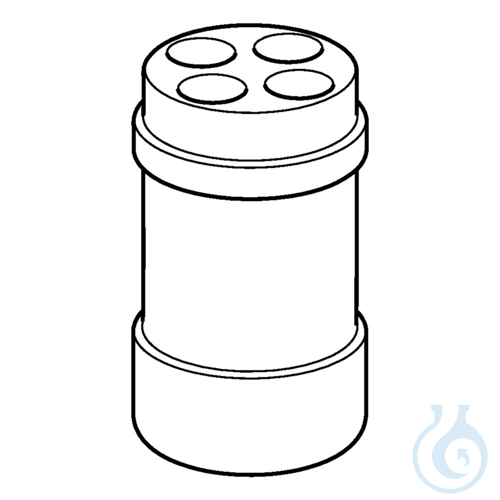 Image of FA-6x250 adapter for 15ml conical tubes - Luminix Health