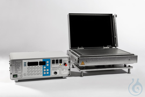 High-temperature titanium hotplate up to 600°C, 230 V, 2000 W, plate size 280 x