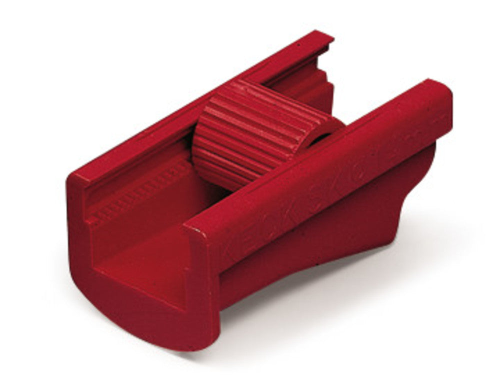 Rotilabo®-tube clamps, polyester, red, for hose up to Ø 14 mm, 12 unit(s) - Luminix Health