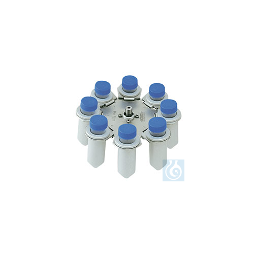 Swing-out rotor, 8-place 45°, with buckets, for ROTOFIX 32 A, UNIVERSAL 320 | 32 - Luminix Health