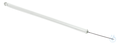 Needles, nickel chromium steel wire, stainless with glass handle