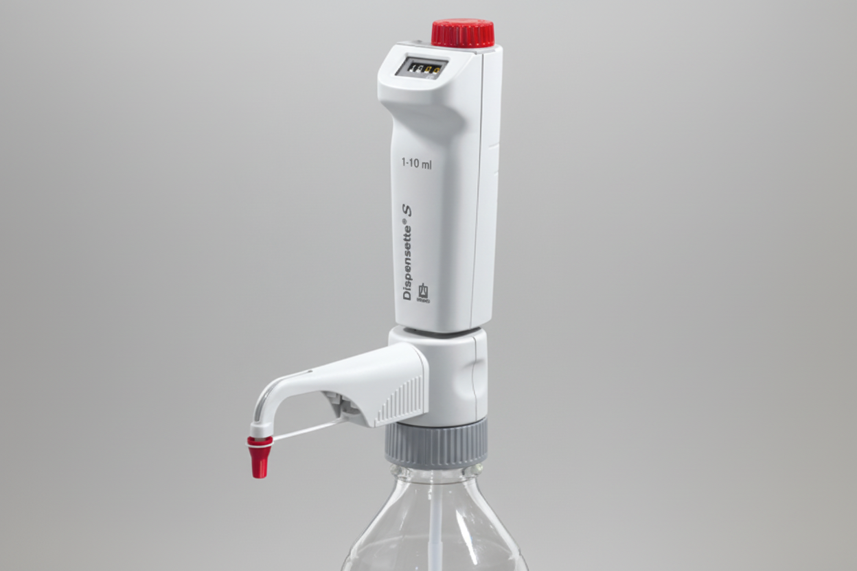 Dispensette® S Digital, bottle-top dispenser 5 - 50 ml - Luminix Health