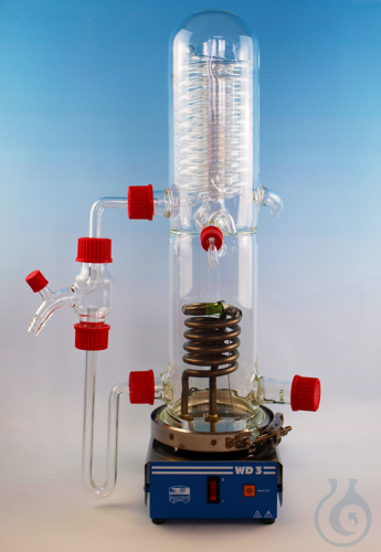 Image of Water distilling apparatus with heater, CE - Luminix Health