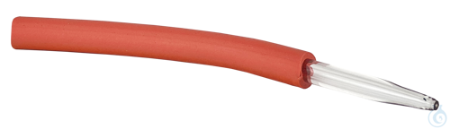 Burette tip with rubber tubing