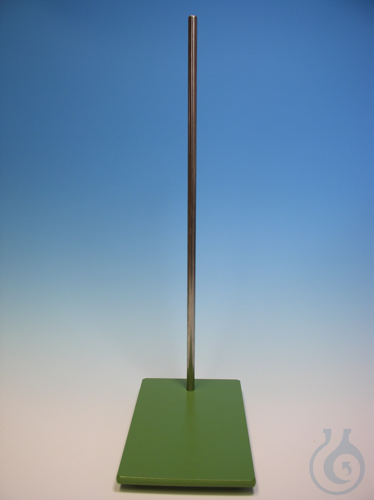Burette stands of steel ca. 21 x 13 cm Stab 75 cm - Luminix Health