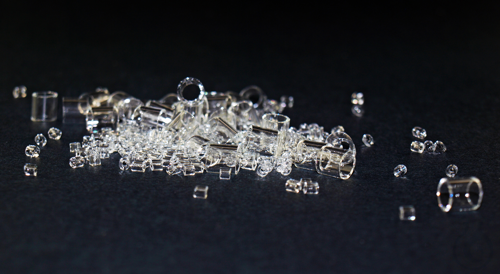 Raschig glass rings ca. 3 x 3 mm - Luminix Health