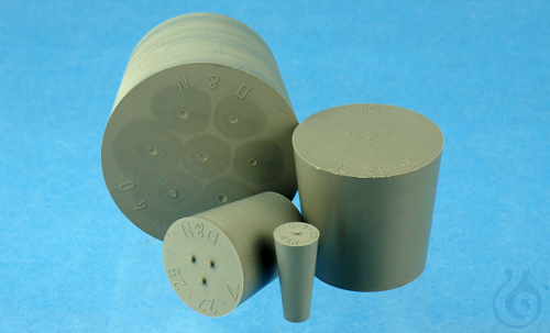 Image of Rubber stoppers without bore Ø mm H 92 x 79 x 65 - Luminix Health