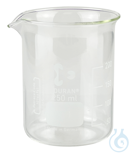 Beakers, Duran®, low form, with scale 800 ml