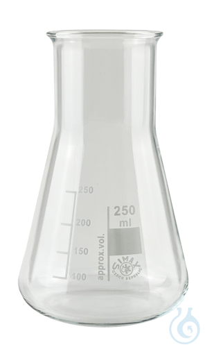 Erlenmeyer flasks wide neck, Simax borosilicate glass 3.3 ml 500