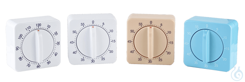 Interval timers with alarm weiß - white