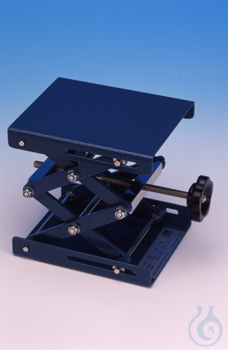Laboratory lifter of aluminum, height adjustable from 6-25 cm ca. 160 x 130 mm - Luminix Health