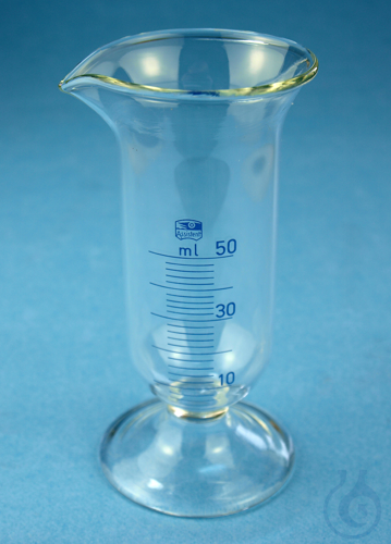 Image of Measures, bell shape, clear glass, graduated 250 ml - Luminix Health